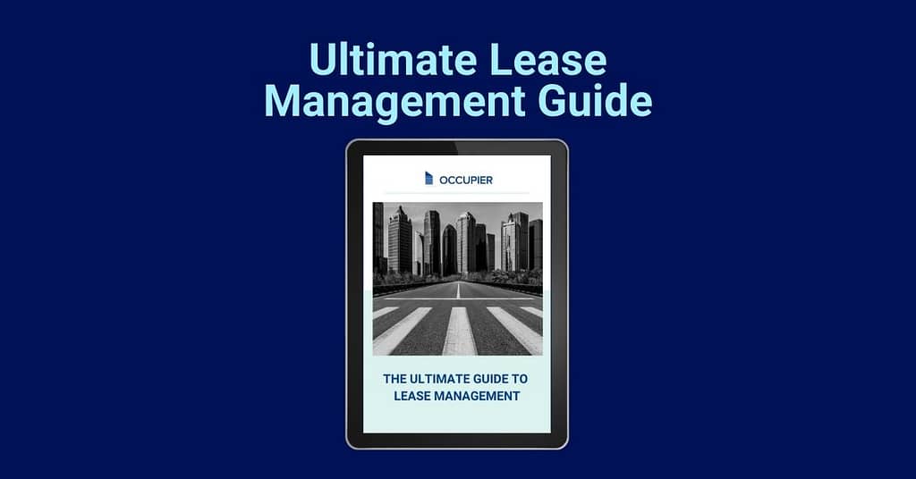 Lease Management Guide Occupier