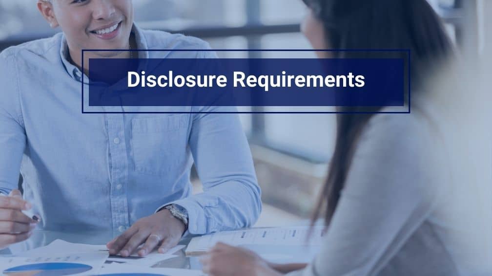 Disclosure Requirements