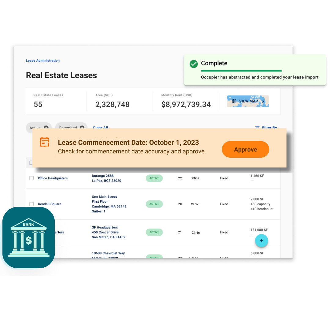 Banking Lease data integrity