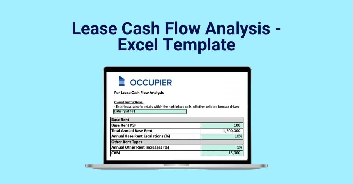 Occupier - Cash Flow Analysis Resource