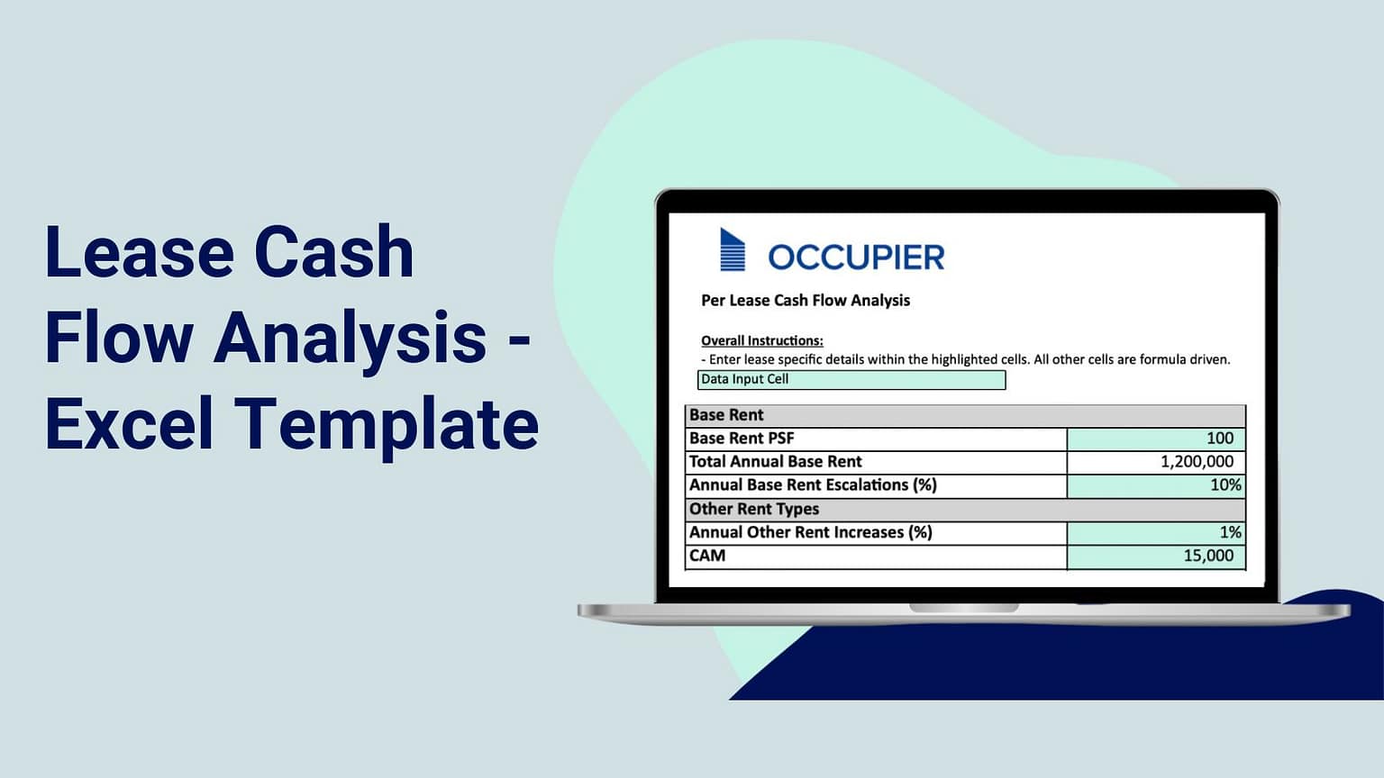 How to Calculate your Lease Cash Flow Analysis Excel Template Occupier