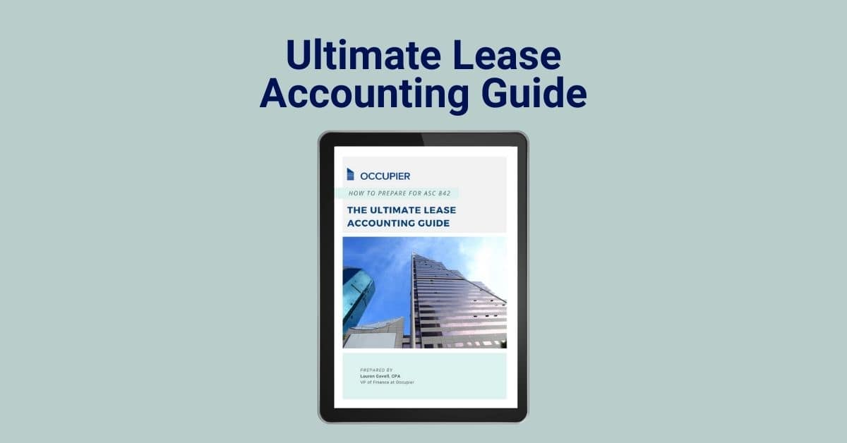 Lease Accounting Guide Occupier